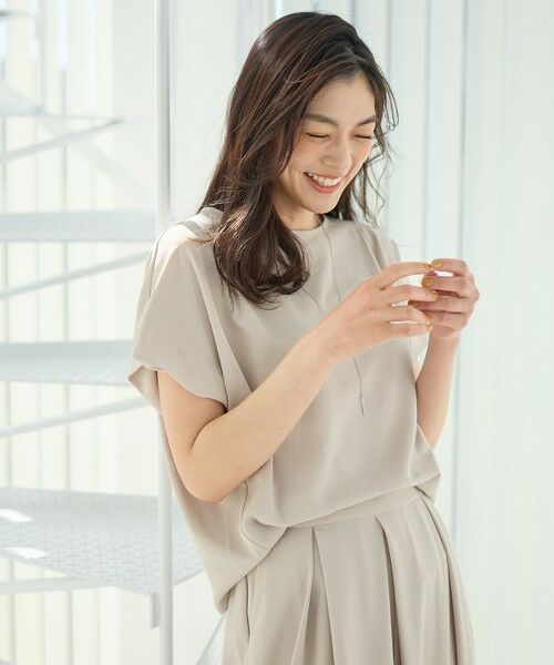 ANY / エニィ シャツ・ブラウス | 【吸水速乾/イージーケア/UVカット/接触冷感】さらさらDRYブラウス | 詳細2