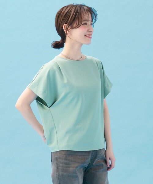 ANY / エニィ シャツ・ブラウス | 【吸水速乾/イージーケア/UVカット/接触冷感】さらさらDRYブラウス | 詳細8