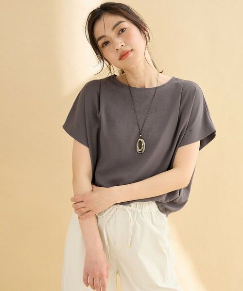 ANY / エニィ シャツ・ブラウス | 【吸水速乾/イージーケア/UVカット/接触冷感】さらさらDRYブラウス | 詳細21