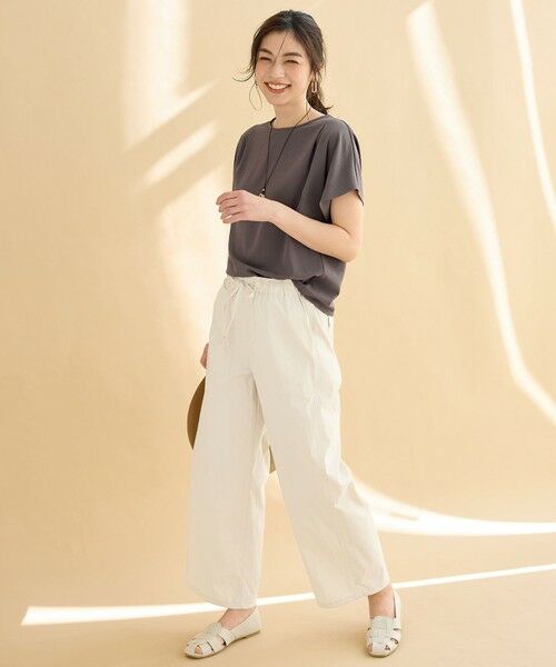 ANY / エニィ シャツ・ブラウス | 【吸水速乾/イージーケア/UVカット/接触冷感】さらさらDRYブラウス | 詳細23