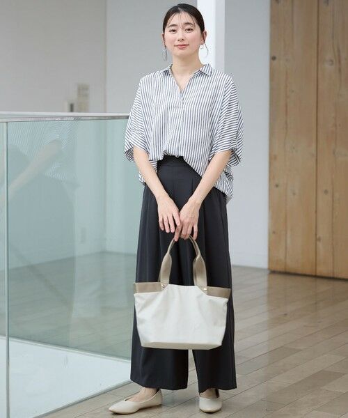 ANY / エニィ シャツ・ブラウス | 【新色追加/洗濯機可/接触冷感/UVケア】スキッパーネック袖タックブラウス | 詳細16