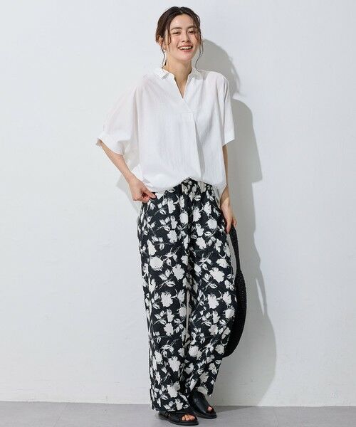 ANY / エニィ シャツ・ブラウス | 【新色追加】スキッパーネック袖タックブラウス | 詳細29