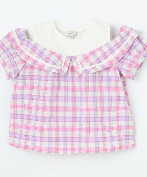 ANY / エニィ シャツ・ブラウス | チェック オフショルダー ブラウス | 詳細8