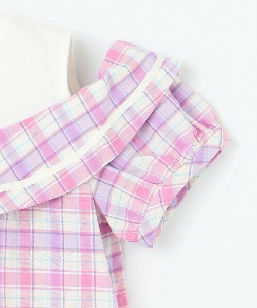 ANY / エニィ シャツ・ブラウス | チェック オフショルダー ブラウス | 詳細9