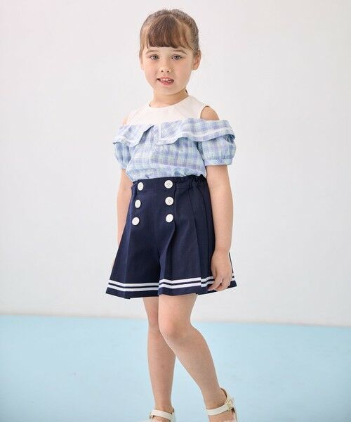 ANY / エニィ シャツ・ブラウス | チェック オフショルダー ブラウス | 詳細16