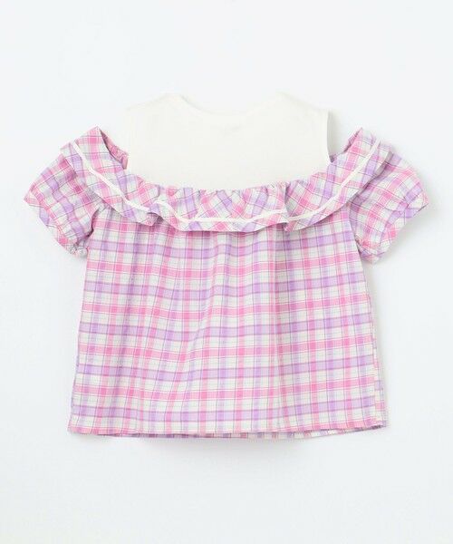 ANY / エニィ シャツ・ブラウス | チェック オフショルダー ブラウス | 詳細7