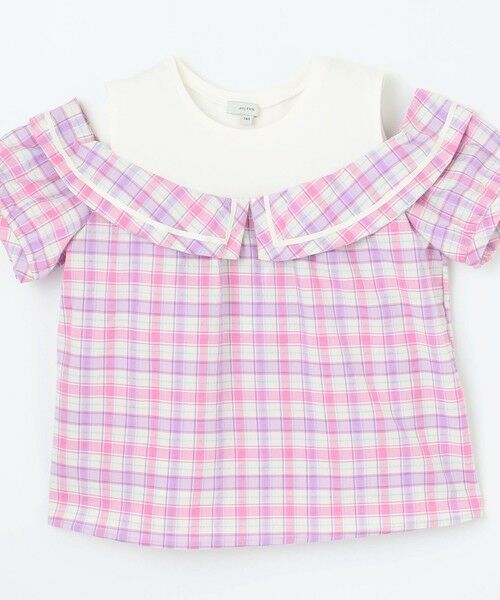 ANY / エニィ シャツ・ブラウス | チェック オフショルダー ブラウス | 詳細8