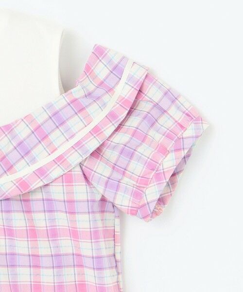 ANY / エニィ シャツ・ブラウス | チェック オフショルダー ブラウス | 詳細9