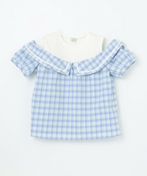 ANY / エニィ シャツ・ブラウス | チェック オフショルダー ブラウス | 詳細17