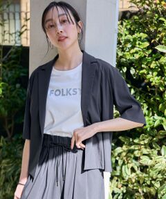 ANY / エニィ その他アウター | 【洗濯機可/接触冷感/UVケア】清涼リラックス半袖ジャケット