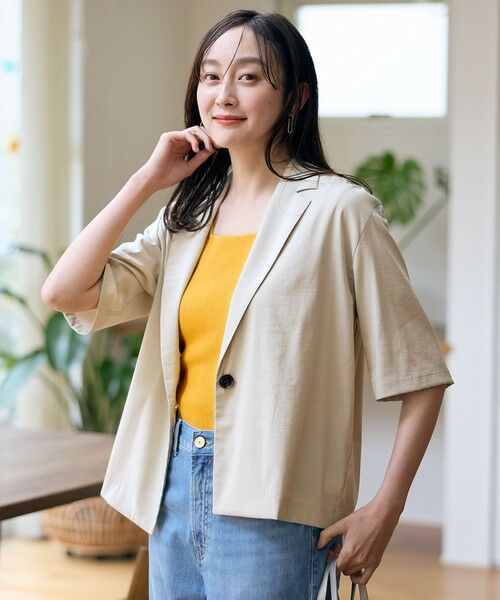 ANY / エニィ その他アウター | 清涼リラックス半袖ジャケット | 詳細1