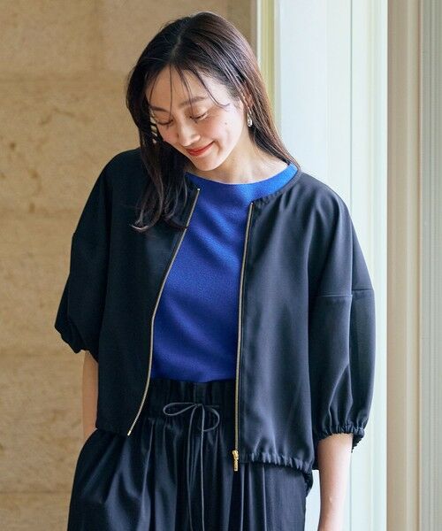 ANY / エニィ ブルゾン | 【洗濯機可】シアーランタンスリーブブルゾン | 詳細3