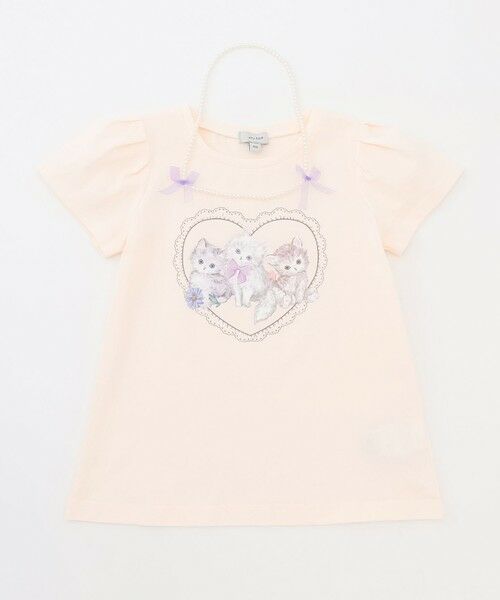 ANY / エニィ カットソー | ネックレス付き ネコTシャツ | 詳細5