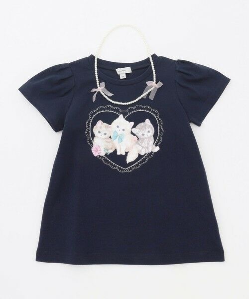 ANY / エニィ カットソー | ネックレス付き ネコTシャツ | 詳細21