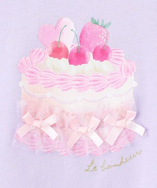 ANY / エニィ カットソー | 袖レース ケーキプリント Tシャツ | 詳細19