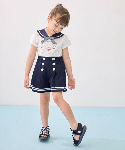 ANY / エニィ カットソー | セーラーカラー Tシャツ | 詳細1