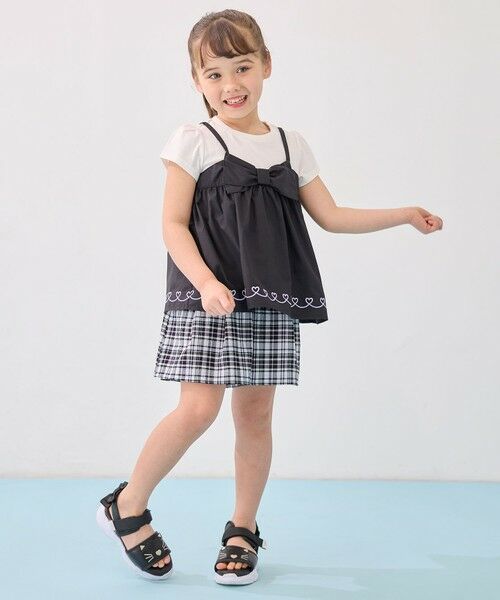 ANY / エニィ カットソー | キャミソール ドッキングTシャツ | 詳細3