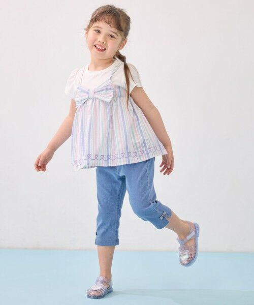 ANY / エニィ カットソー | キャミソール ドッキングTシャツ | 詳細14