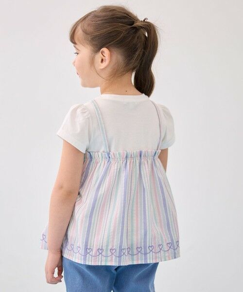 ANY / エニィ カットソー | キャミソール ドッキングTシャツ | 詳細16