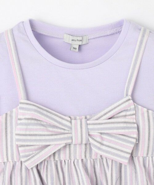 ANY / エニィ カットソー | キャミソール ドッキングTシャツ | 詳細23