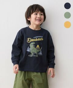 ANY / エニィ カットソー | 恐竜プリント 長袖Tシャツ
