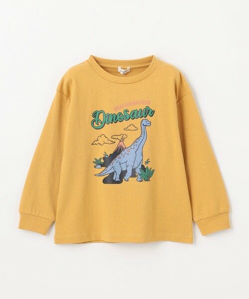恐竜プリント 長袖Tシャツ （カットソー）｜ANY / エニィ
