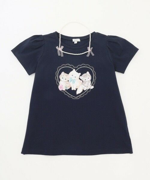 ANY / エニィ カットソー | ネックレス付き ネコTシャツ | 詳細21