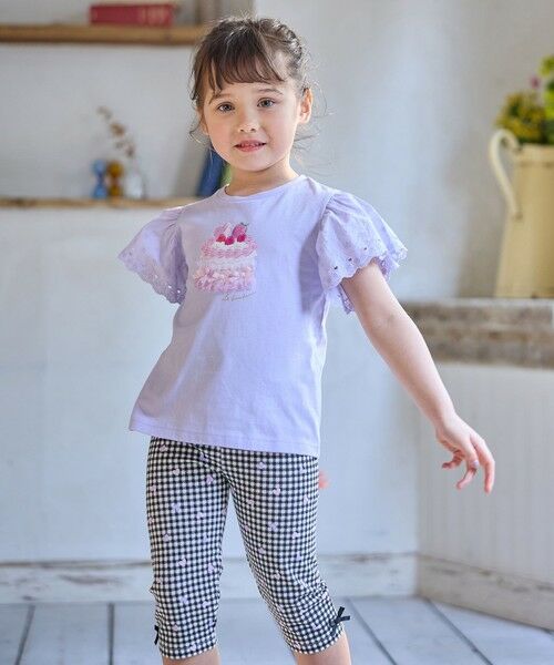 ANY / エニィ カットソー | 袖レース ケーキプリント Tシャツ | 詳細15