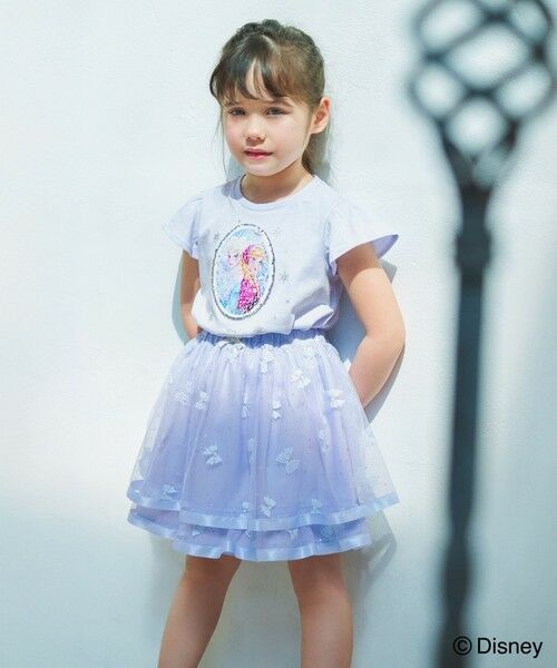 ANY / エニィ カットソー | 【ディズニープリンセス/フローズン】ミラクルスパンコールTシャツ | 詳細6
