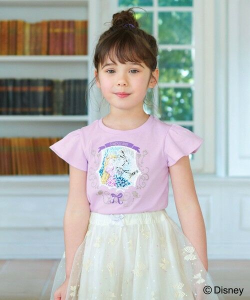 ANY / エニィ カットソー | 【ディズニープリンセス/フローズン】ミラクルスパンコールTシャツ | 詳細10