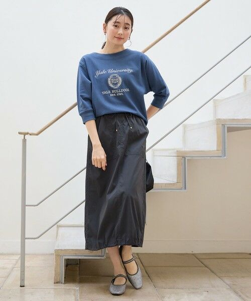 ANY / エニィ カットソー | 【洗濯機可/UVケア】カレッジコラボトレーナー | 詳細13