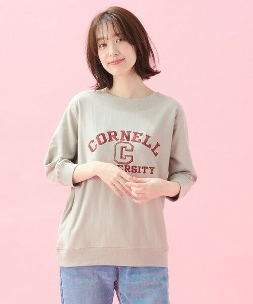 ANY / エニィ カットソー | 【洗濯機可/UVケア】カレッジコラボトレーナー | 詳細18