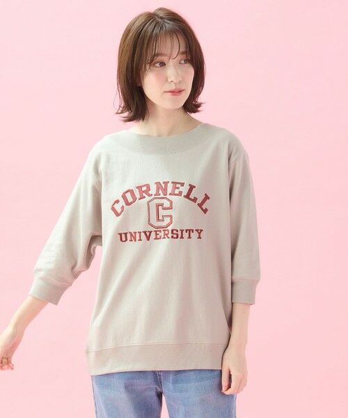 ANY / エニィ カットソー | 【洗濯機可/UVケア】カレッジコラボトレーナー | 詳細19