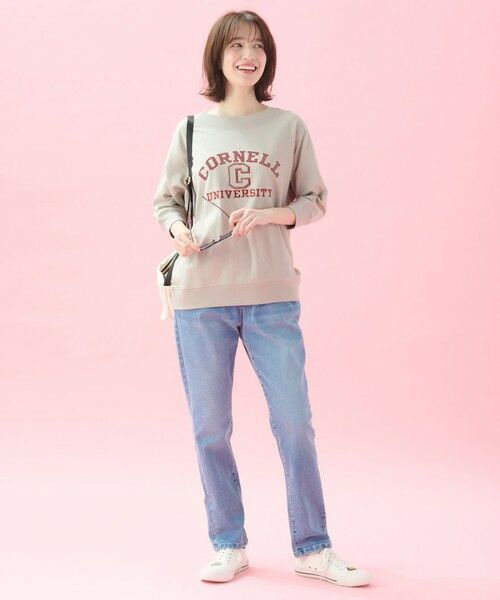 ANY / エニィ カットソー | 【洗濯機可/UVケア】カレッジコラボトレーナー | 詳細22