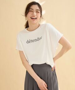 ANY / エニィ カットソー | 【新色追加/洗濯機可/接触冷感/UVケア】エニィファンクションフレンチスリーブTシャツ