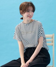 ANY / エニィ カットソー | 【新色追加/洗濯機可/接触冷感/UVケア】エニィファンクションフレンチスリーブTシャツ