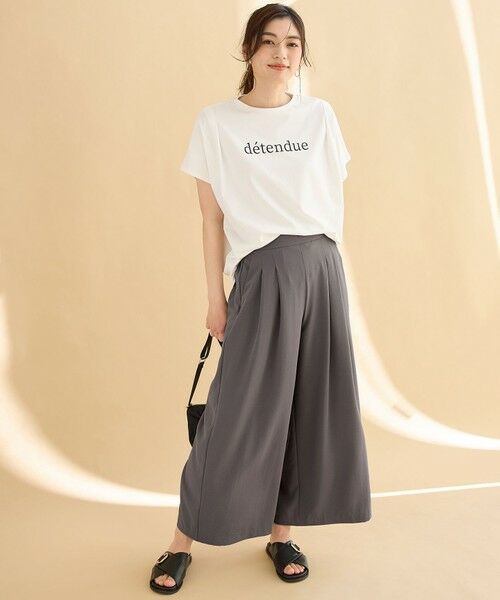 ANY / エニィ カットソー | 【新色追加/洗濯機可/接触冷感/UVケア】エニィファンクションフレンチスリーブTシャツ | 詳細16