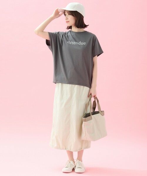 ANY / エニィ カットソー | 【新色追加/洗濯機可/接触冷感/UVケア】エニィファンクションフレンチスリーブTシャツ | 詳細23