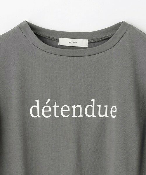 ANY / エニィ カットソー | 【新色追加/洗濯機可/接触冷感/UVケア】エニィファンクションフレンチスリーブTシャツ | 詳細24