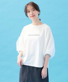 ANY / エニィ カットソー | 【洗濯機可/接触冷感/UVケア】エニィファンクションバルーンスリーブTシャツ