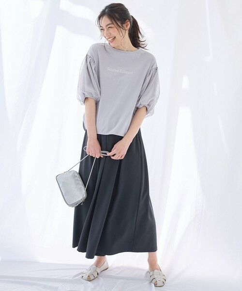 ANY / エニィ カットソー | エニィファンクションバルーンスリーブTシャツ | 詳細10