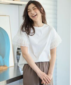 ANY / エニィ カットソー | 【洗濯機可/接触冷感/UVケア】ソロナチュールスリーブプルオーバー