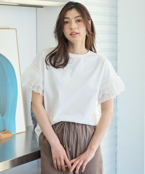 ANY / エニィ カットソー | 【洗濯機可/接触冷感/UVケア】ソロナチュールスリーブプルオーバー | 詳細14