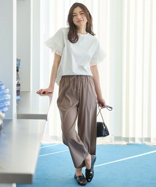 ANY / エニィ カットソー | 【洗濯機可/接触冷感/UVケア】ソロナチュールスリーブプルオーバー | 詳細16