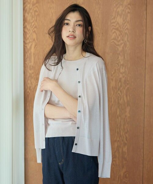 ANY / エニィ ニット・セーター | 【2SET】ニットツインセット（ノースリーブニット＋カーディガン） | 詳細1