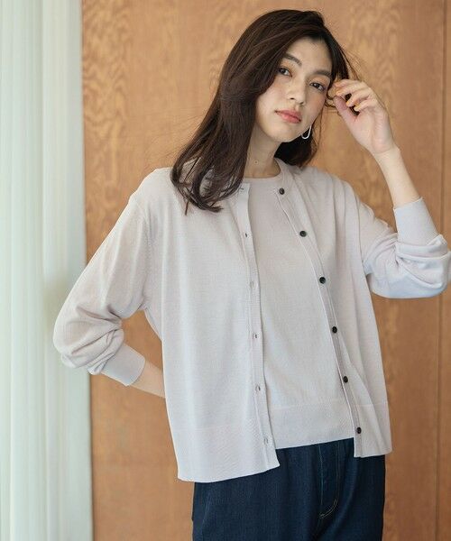 ANY / エニィ ニット・セーター | 【2SET】ニットツインセット（ノースリーブニット＋カーディガン） | 詳細2