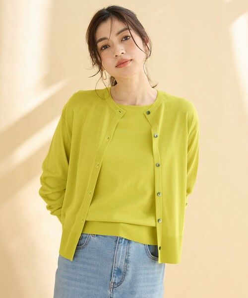 ANY / エニィ ニット・セーター | 【2SET】ニットツインセット（ノースリーブニット＋カーディガン） | 詳細14