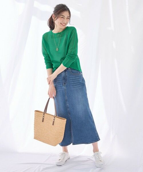 ANY / エニィ ニット・セーター | 【アンチピリング】メッシュニットプルオーバー | 詳細21