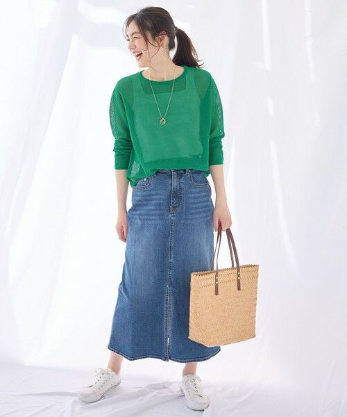 ANY / エニィ ニット・セーター | 【アンチピリング】メッシュニットプルオーバー | 詳細22