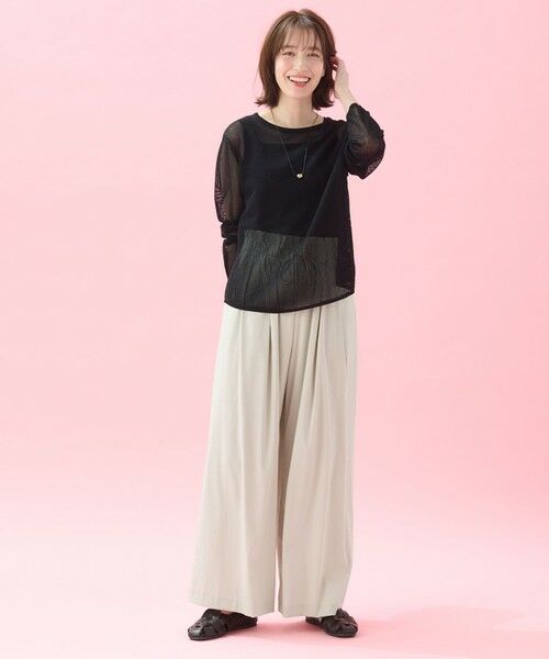 ANY / エニィ ニット・セーター | 【アンチピリング】メッシュニットプルオーバー | 詳細27